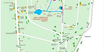 Велачери Ченнаи карте